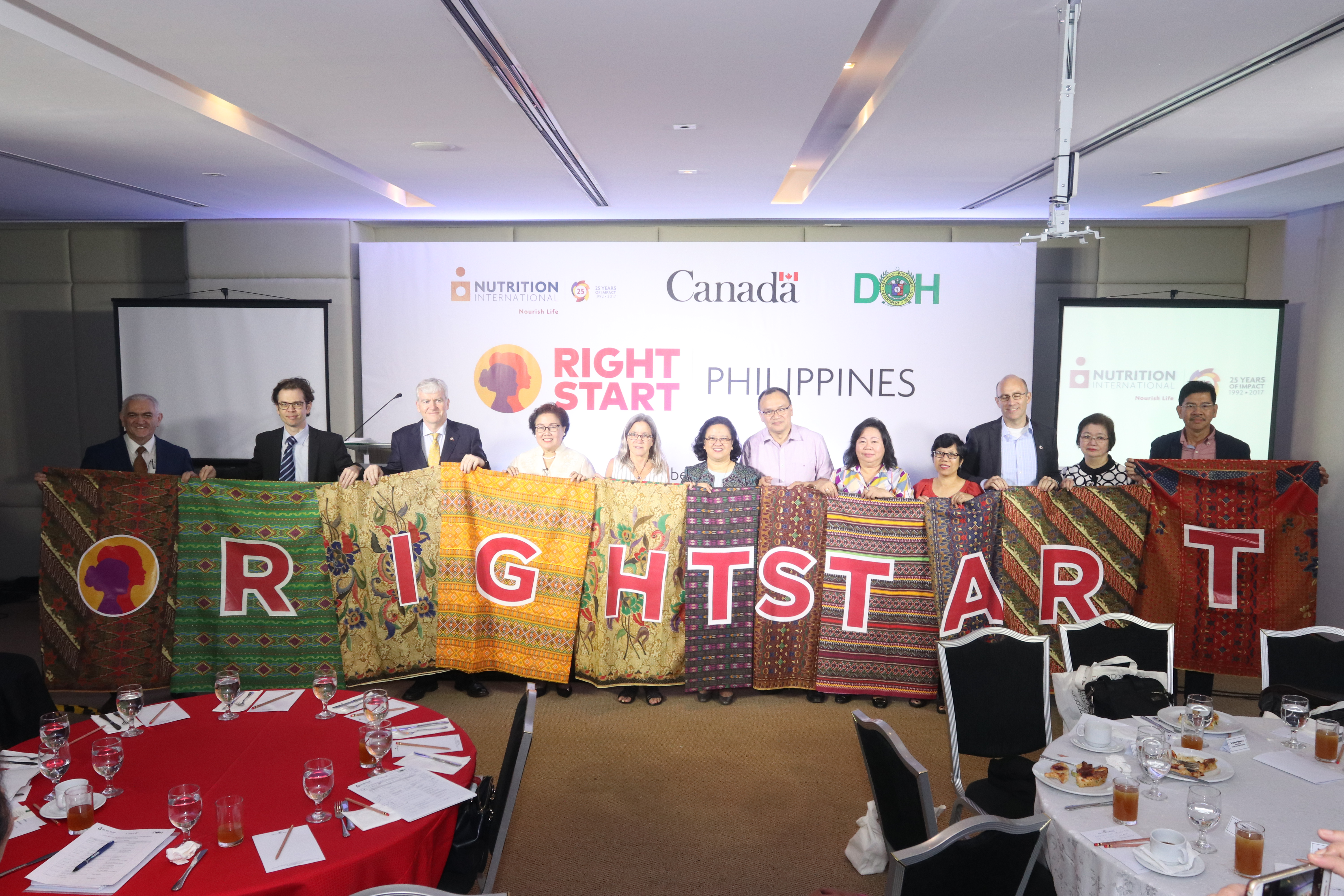 Right Start was launched in the Philippines on October 17, 2017.