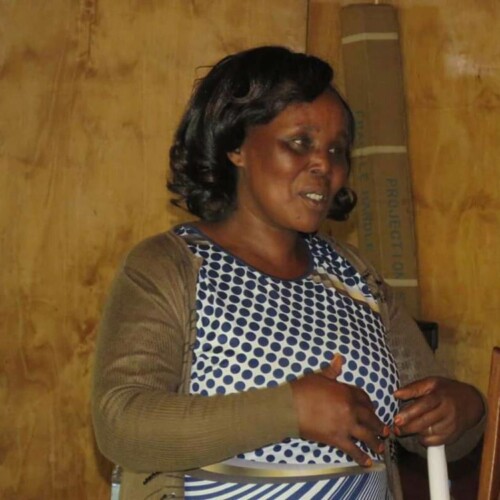Angeline Korir, a nutrition advocate in Nandi County
