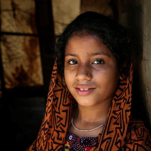 adolescent girl at home Pakistan