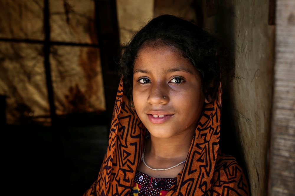 adolescent girl at home Pakistan