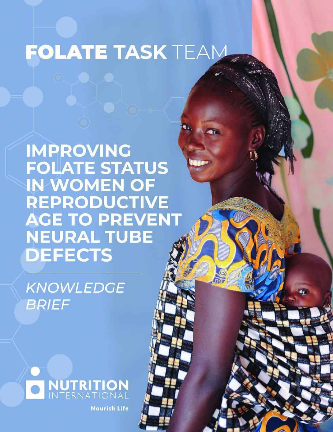 Knowledge Brief – Improving folate status in women of reproductive age to prevent neural tube defects thumbnail