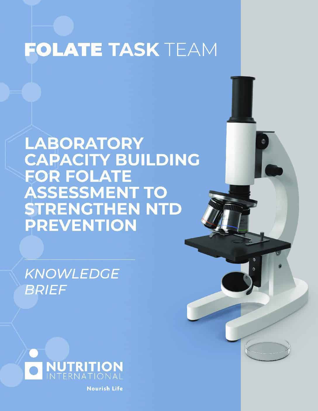 Knowledge Brief – Laboratory capacity building for folate assessment to strengthen NTD prevention thumbnail