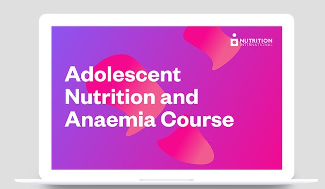 Adolescent Nutrition and Anaemia Course