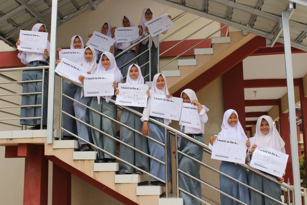 A small leadership group of adolescent girls in West Java, Indonesia share what they dream of becoming.