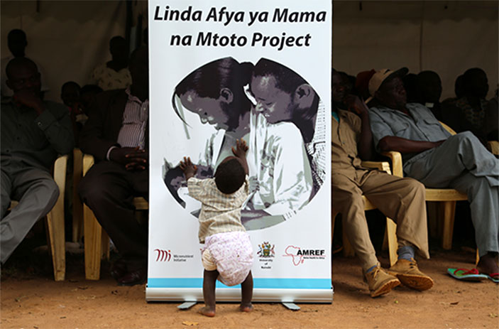 Support for early and exclusive breastfeeding is an integral part of MI's Linda Afya ya Mama na Mtoto Project in Kakamega County, Kenya.