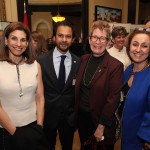 From left to right: Phyllis Costanza, CEO, UBS Optimus Foundation and Nutrition International Board Member, Suprotik Basu, CEO of the Office of the UN Secretary-General’s Special Envoy for Health in Agenda 2030 and for Malaria and Nutrition International Board Member, Brenda Shanahan, Member of Parliament, and Katia Thériault, Senior Communications Officer, Global, Nutrition International.