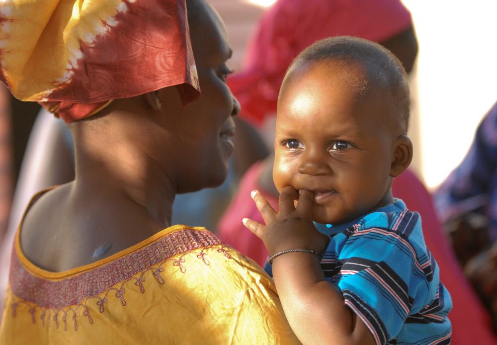 Senegalese mother and child