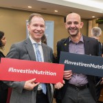 Brian Harrigan, Vice President, Strategy and Innovation, Nutrition International, and Gaby Jabbour, Women Deliver