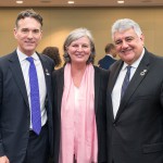 From left to right: Joel Spicer, President and CEO, Nutrition International, Mary Fowler, Senior Advisor, World Food Programme, and Amir Mahmoud Abdulla, Deputy Executive Director, World Food Programme