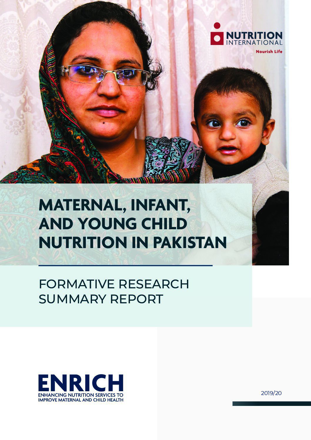 Maternal, Infant, and Young Child Nutrition in Pakistan: Formative research summary report thumbnail