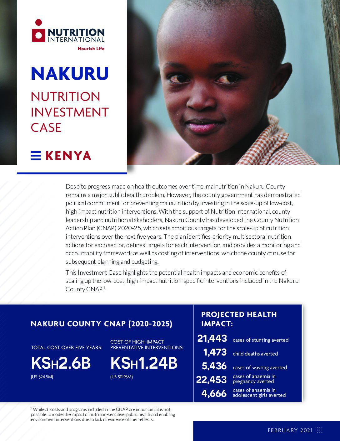 Nakuru County Nutrition Investment Case thumbnail