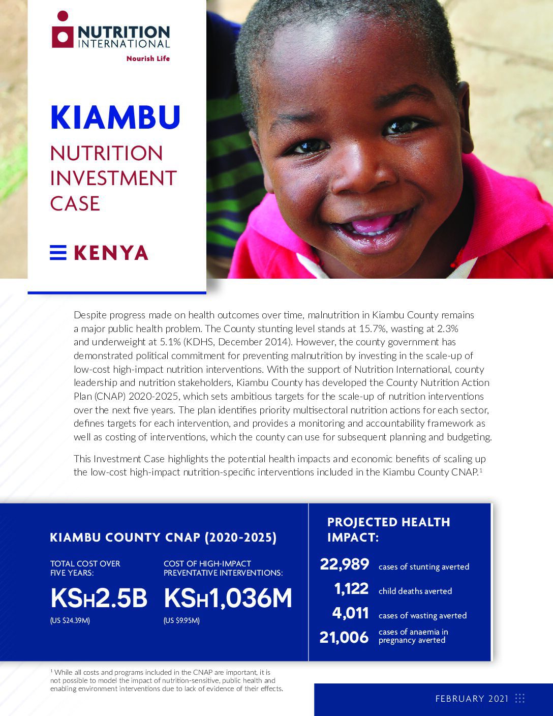 Kiambu County Nutrition Investment Case thumbnail