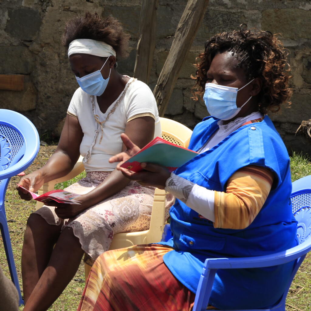 Image of Community health volunteer supports adolescent nutrition