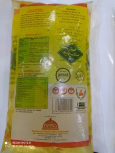 Edible oil package