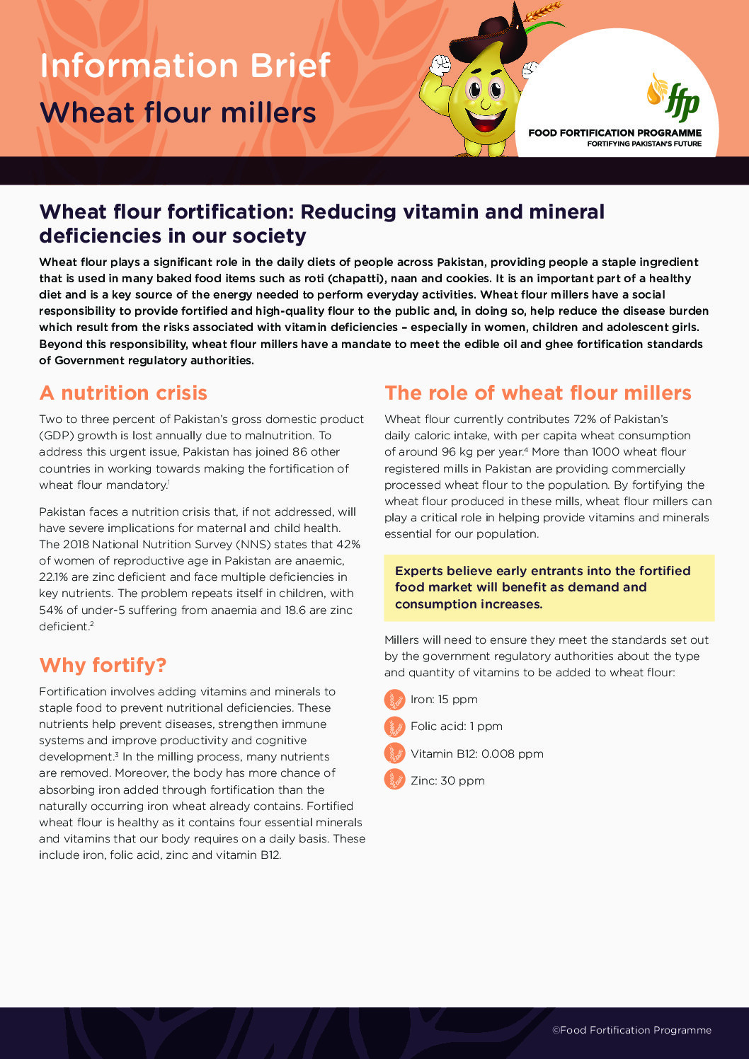 Wheat flour fortification: Reducing vitamin and mineral deficiencies in our society thumbnail