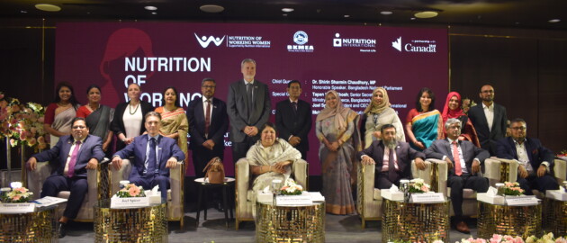 National Nutrition Services, Nutrition International and Bangladesh Knitwear Manufacturers and Exporters Association join efforts to improve nutrition for garment factory workers
