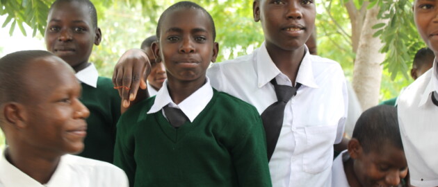 Children receiving vitamin A supplements as part of Malezi Bora in Kenya.